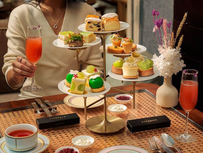 Muscat Grape Afternoon Tea